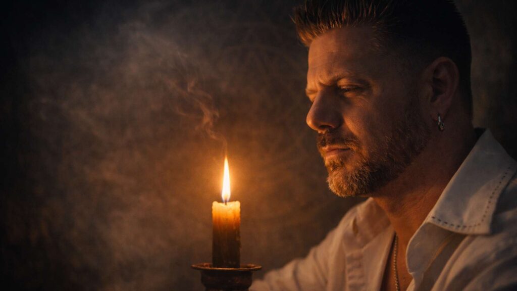 Cover art for "The Magician – Mercury and the Moment I was Seen," featuring mystical symbolism and transformative imagery.